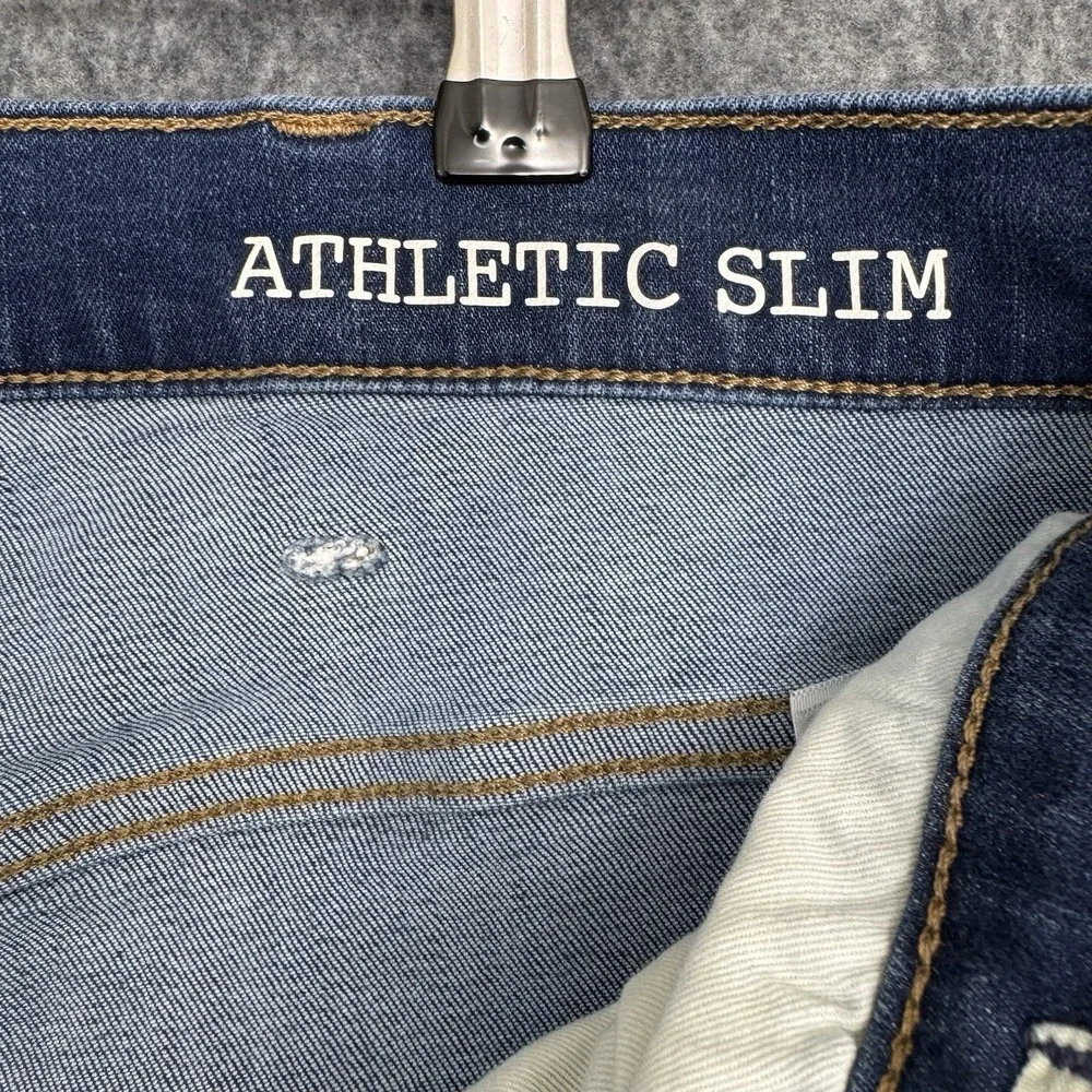 Madewell Athletic Slim CoolMax Jeans Men's 38x32 Blue Stretch Denim